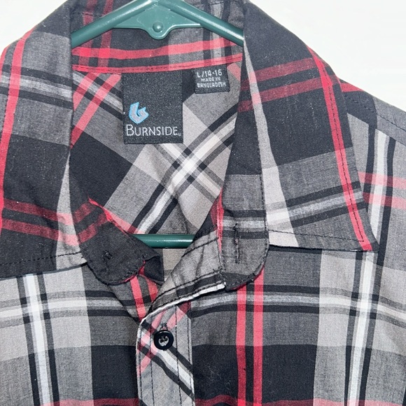 Burnside bog boys shirt EUC Large 14-16 - Picture 2 of 3